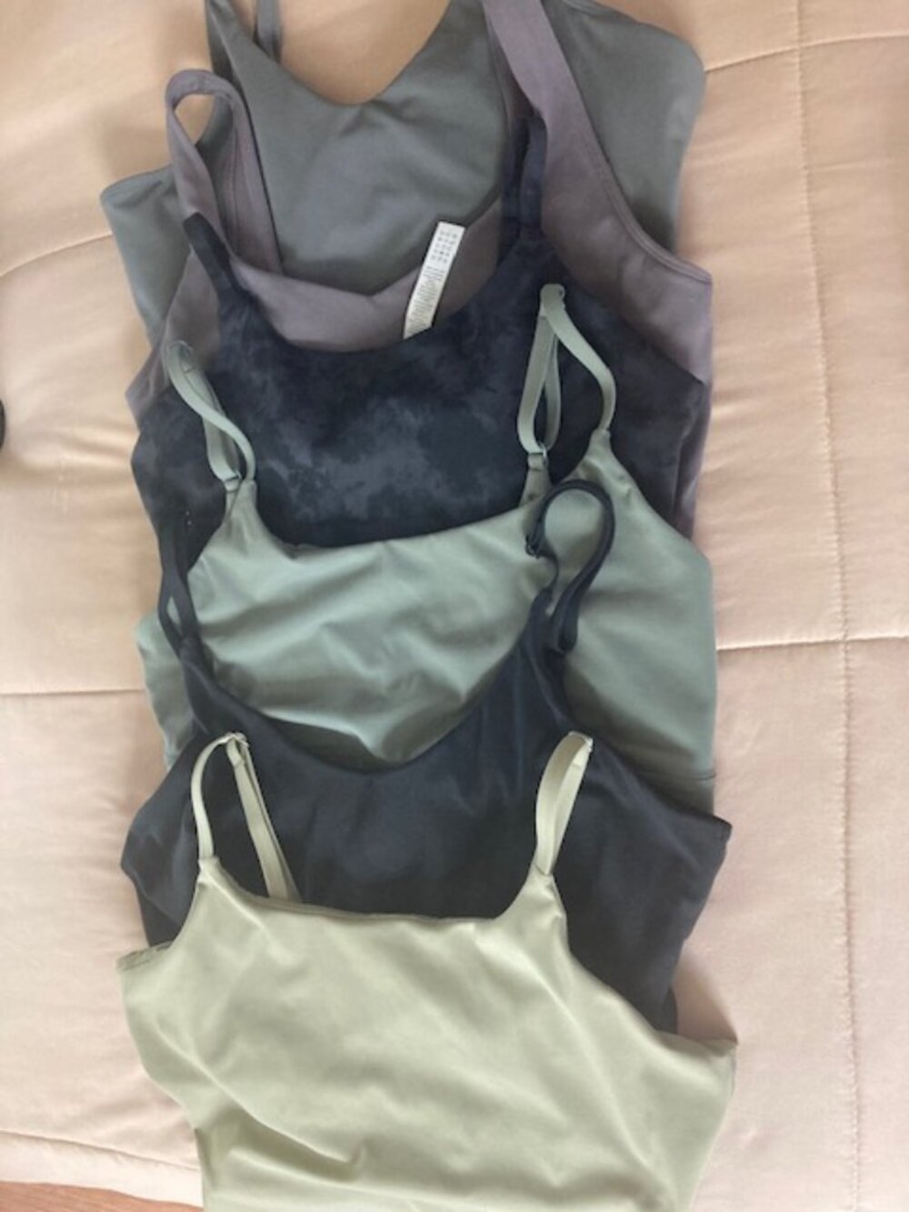 For your consideration I am selling Six Crazy Yoga Bras